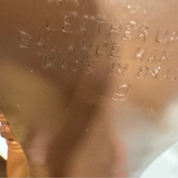 Bruno Valenti Square Toe Brown leather Ankle Boots Size 9 Made In Brazil - Picture 7 of 10